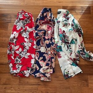 Lot of three medium Liz Claiborne blouses
